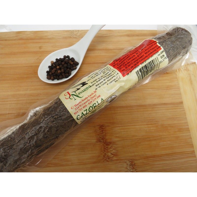 Salchichón Casero a la Pimienta