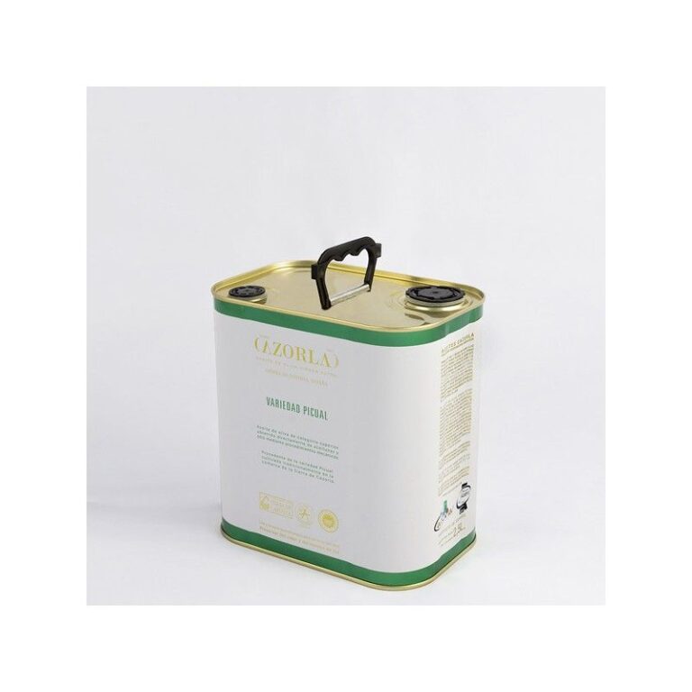 Aceite de Oliva Picual. Pack de 6 latas de 2,5 L.