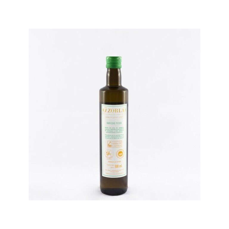 Aceite de Oliva Picual. Pack de 12 botellas de 500 ml.